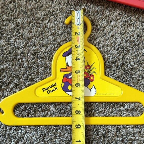 Vintage Set of Walt Disney Kids Plastic Hangers Mickey, Minnie, Donald - Picture 12 of 12
